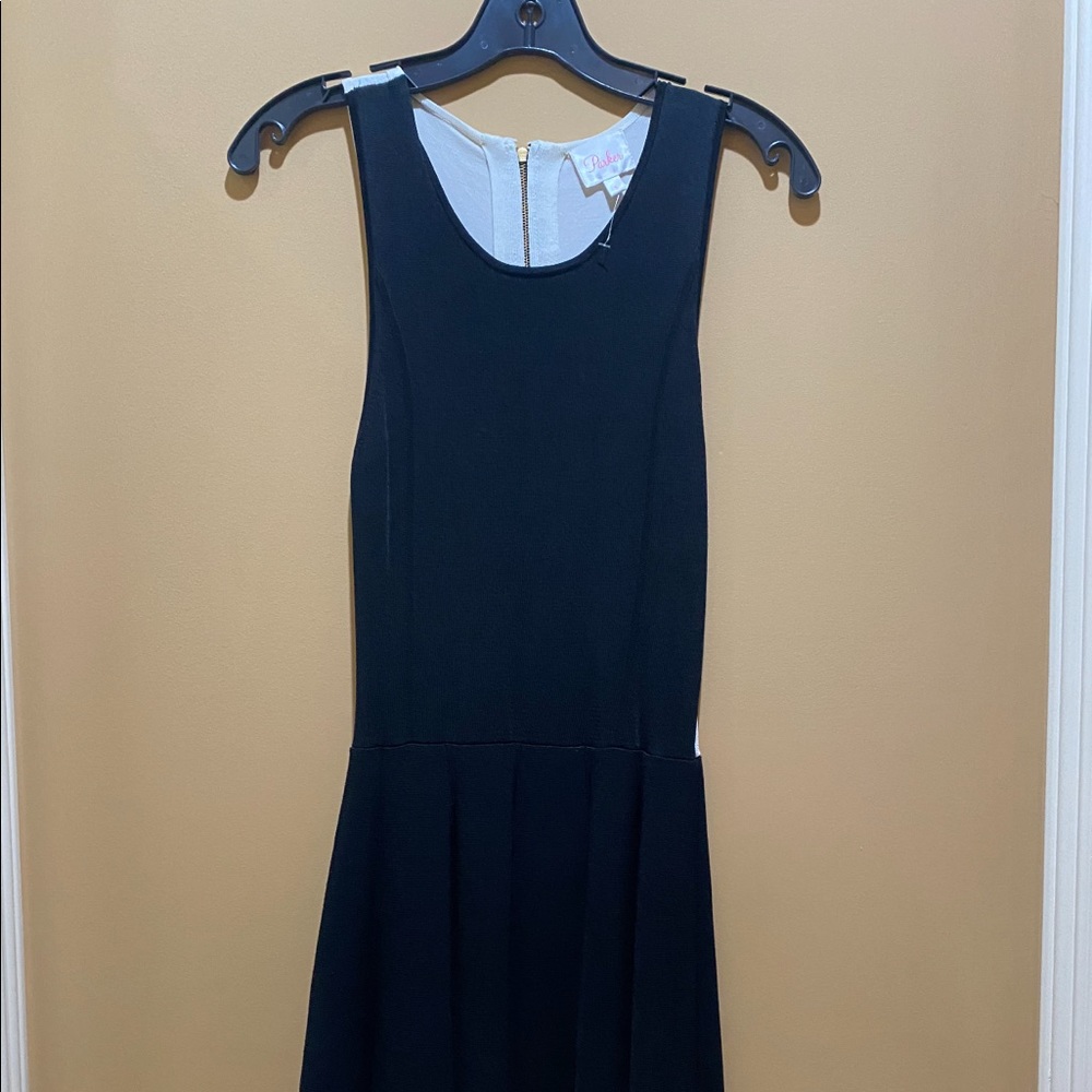 Neumann Marcus parker black and white dress